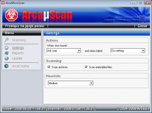 ArcaMicroScan - náhled
