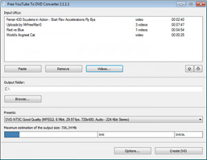 Free YouTube to DVD Converter - náhled