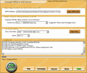 Cucusoft MPEG to DVD Burner - náhled