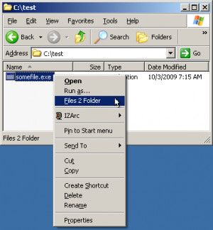 Files 2 Folder - náhled