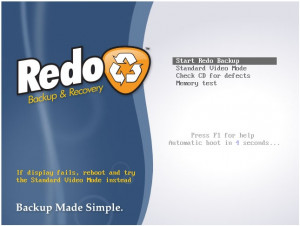 Redo Backup and Recovery - náhled