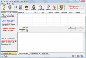 EMS Bulk Email Sender - náhled