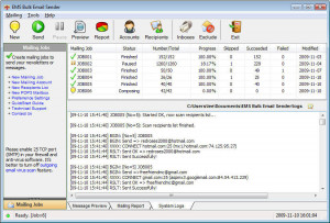 EMS Bulk Email Sender - náhled