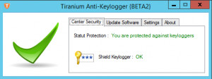 Tiranium Anti-Keylogger - náhled