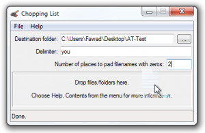 Chopping List - náhled