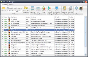 APK File Manager  - náhled