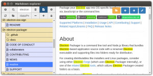 Markdown Explorer - náhled