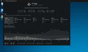 Weather Bar - náhled