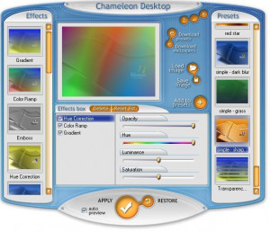 Chameleon Desktop - náhled