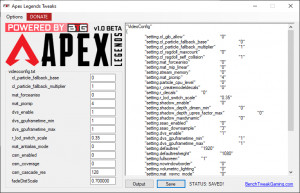 Apex Legends Tweak Tool - náhled
