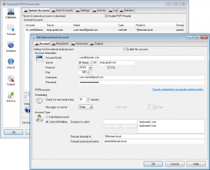 Hexamail POP3 Downloader - náhled