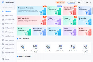TranslateAI - náhled