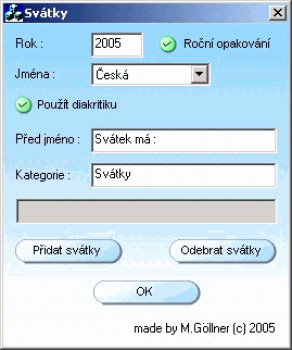 Svátky - náhled
