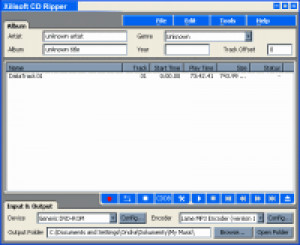 Xilisoft CD Ripper - náhled