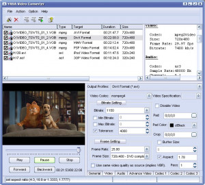 YASA Video Converter - náhled