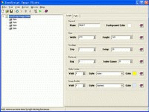 JavaScript Image Slider - náhled