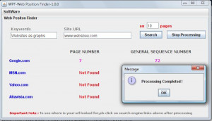 Web Position Finder  - náhled