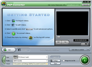 Leawo Free PSP Converter - náhled