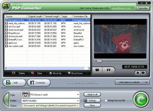 Leawo Free PSP Converter - náhled