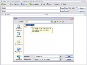 Batch XLSX TO XLS Converter - náhled
