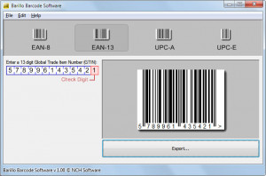 Barillo Barcode - náhled