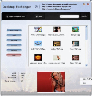 Desktop Echange - náhled