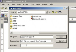 Encryption Pack for MS Office 2000/XP - náhled