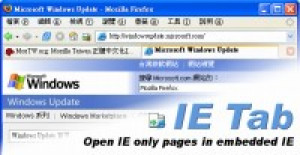 IE Tab - náhled