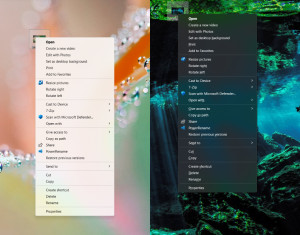 AcrylicMenus - náhled