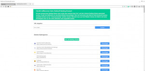 BankingBrowser - náhled
