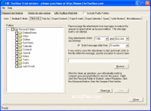 LBE Toolbox for MS Outlook - náhled