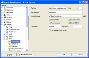 Newbie Task Manager - náhled