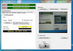 RK Webcam - náhled