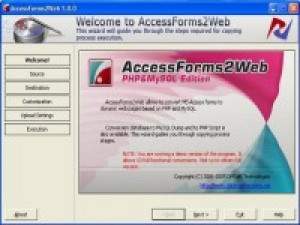 AccessForms2Web - náhled
