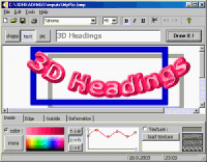 3D Headings - náhled