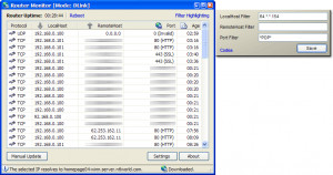 Router Monitor - náhled