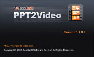 Acoolsoft PPT2Video Converter - náhled