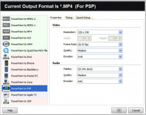 Acoolsoft PPT2Video Converter - náhled