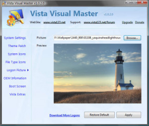 Vista Visual Master - náhled