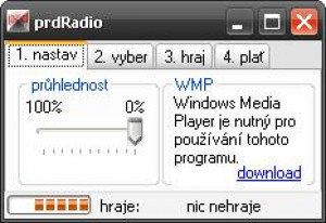 prdRadio - náhled