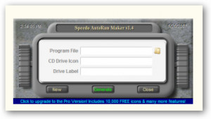 Speedo Autorun Maker - náhled