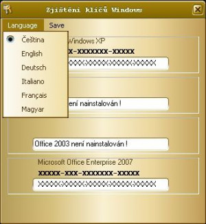 Zjisti mi key Windows - náhled