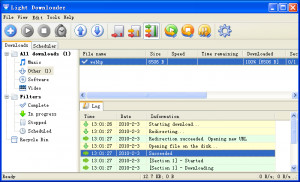 Light Downloader Lite - náhled