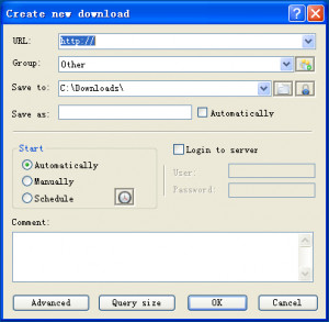 Light Downloader Lite - náhled