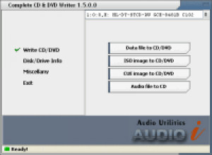 Complete CD/DVD Writer - náhled