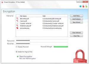 Chiave File Encryption - náhled