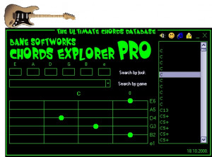 Chords Explorer - náhled