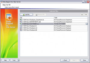 EMS Data Import for SQL Server - náhled