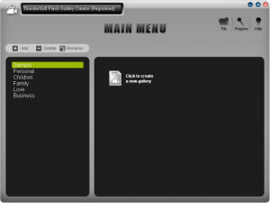Flash Gallery Creator - náhled