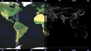 Earth Day Night 360 Screensaver - náhled
